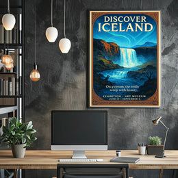Discover Iceland Exhibition Poster