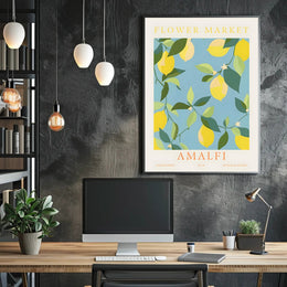 Amalfi Botanical Print Poster