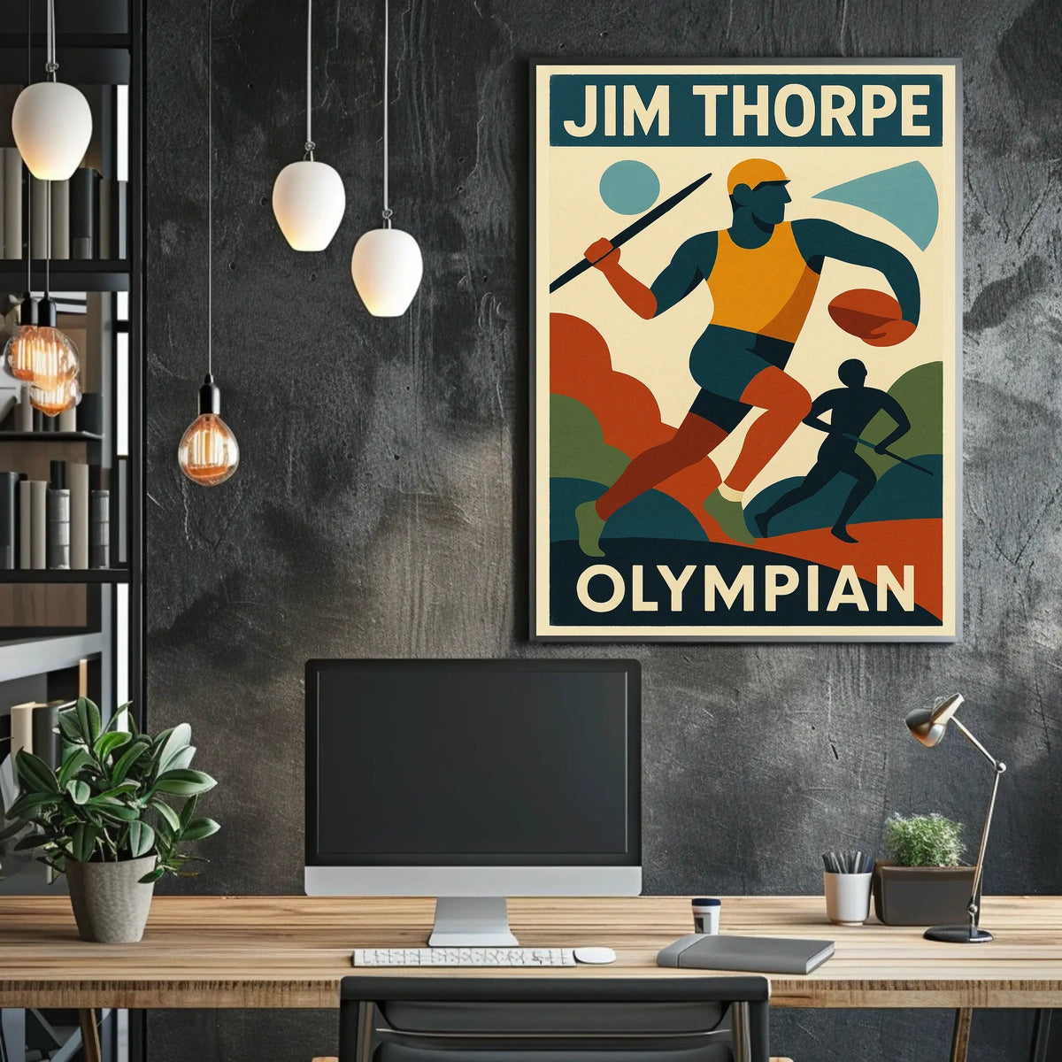 Jim Thorpe Olympian Poster