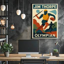Jim Thorpe Olympian Poster