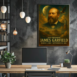 James Garfield 20Th President Poster