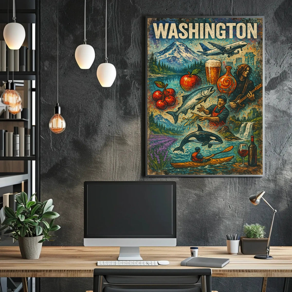 Washington State Highlights Poster