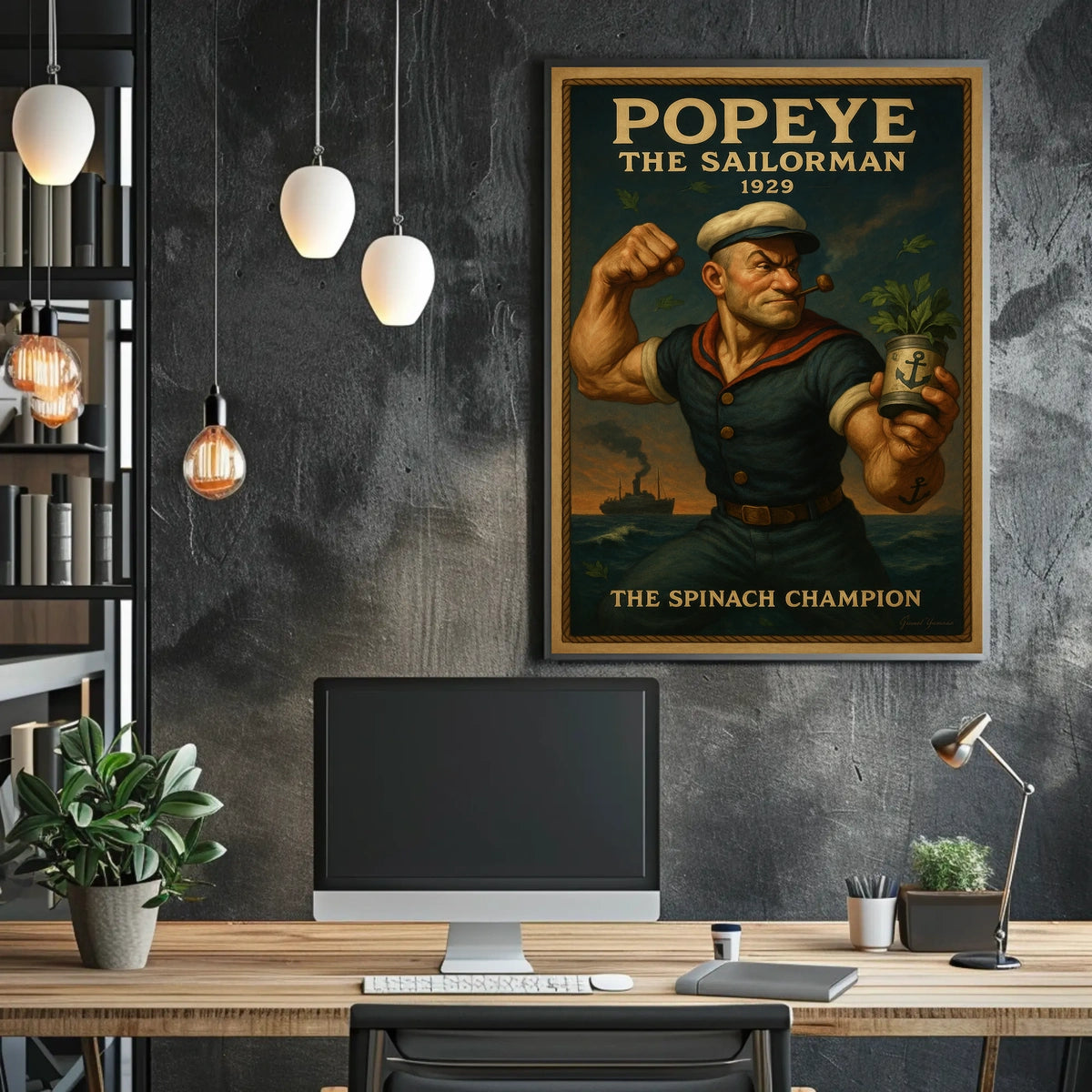 Popeye 1929 Art Poster POP-210