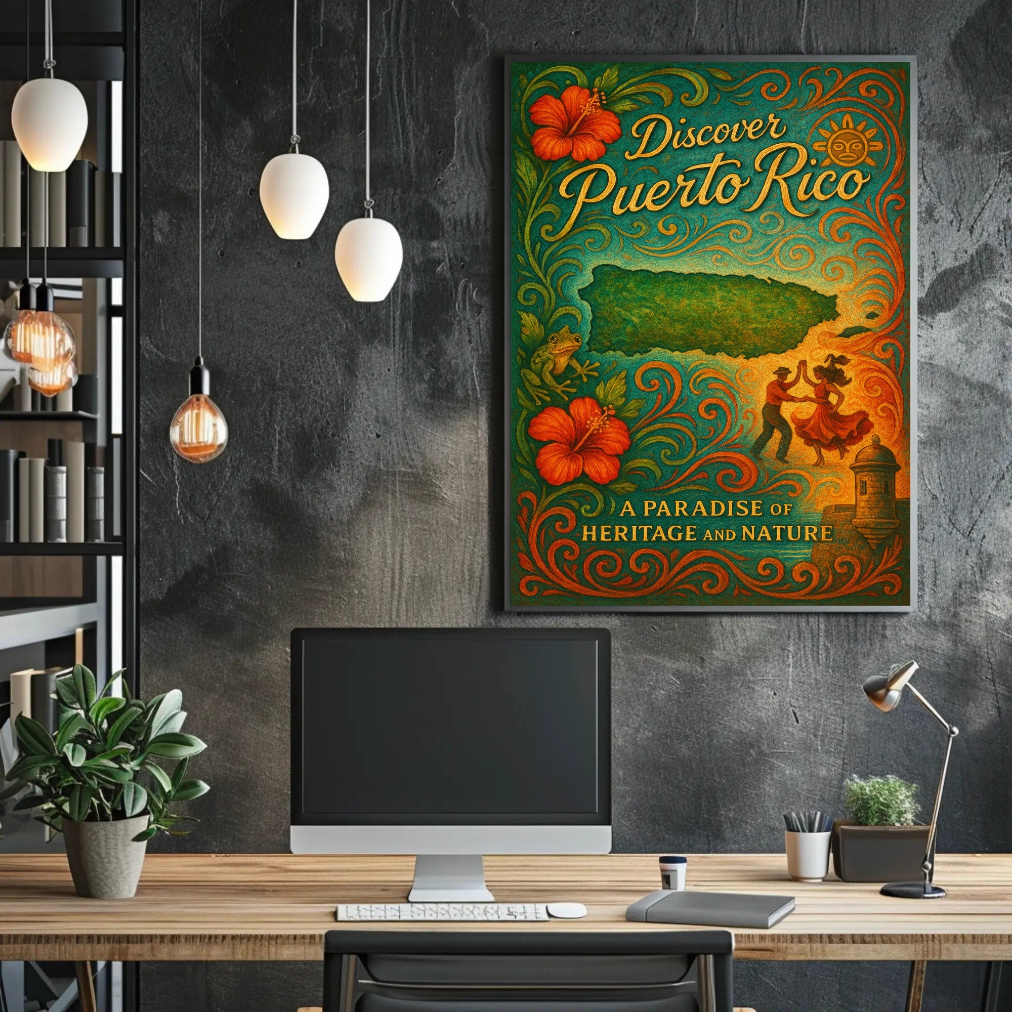 Discover Puerto Rico Vintage Poster Art PosterGoat