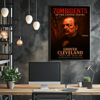 Grover Cleveland 22nd President of the United States Zombidents Poster Series