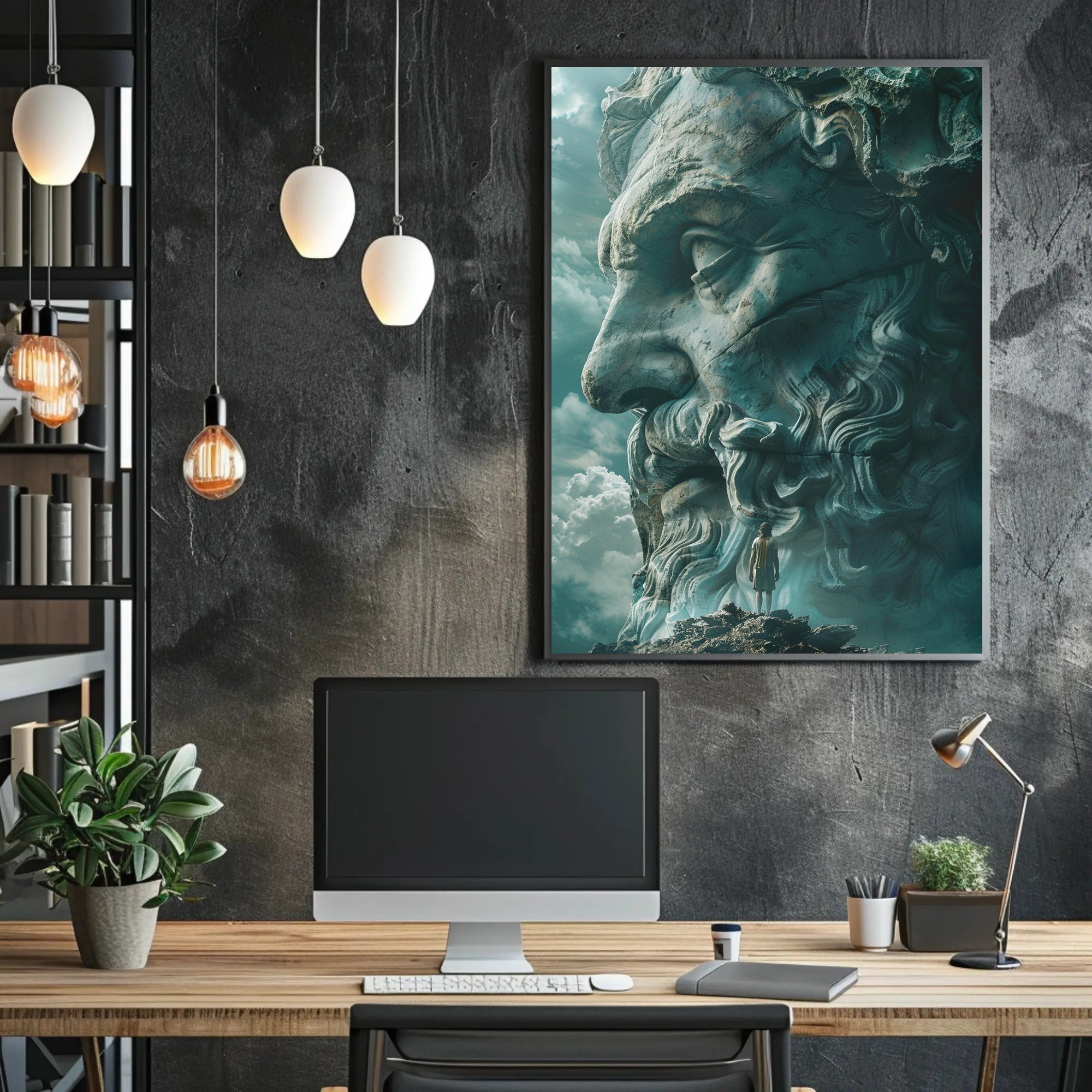 Apocalyptic Ghoul Poster: Dynamic Horror Art Print PosterGoat