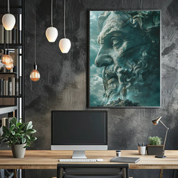 Apocalyptic Ghoul Poster: Dynamic Horror Art Print PosterGoat