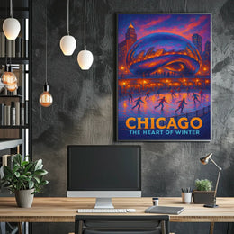 Chicago The Heart Of Winter Poster