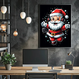Festive Santa Celebration Poster