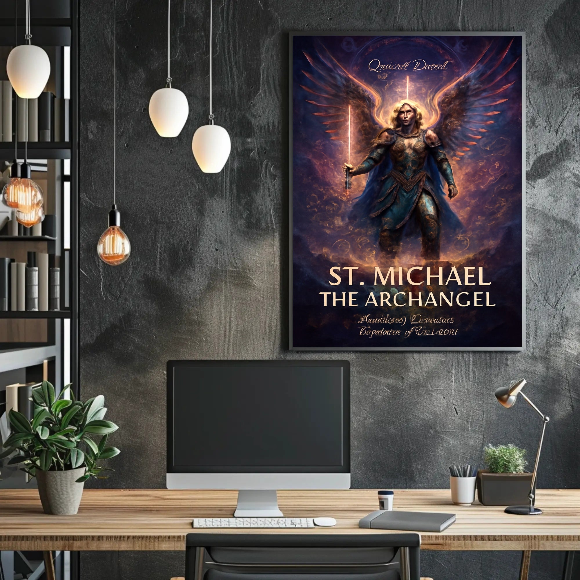 St. Michael the Archangel Poster PosterGoat