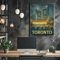 Toronto Winter Scene Poster