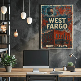 West Fargo, North Dakota Poster