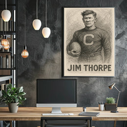 Jim Thorpe Athletic Legend Poster
