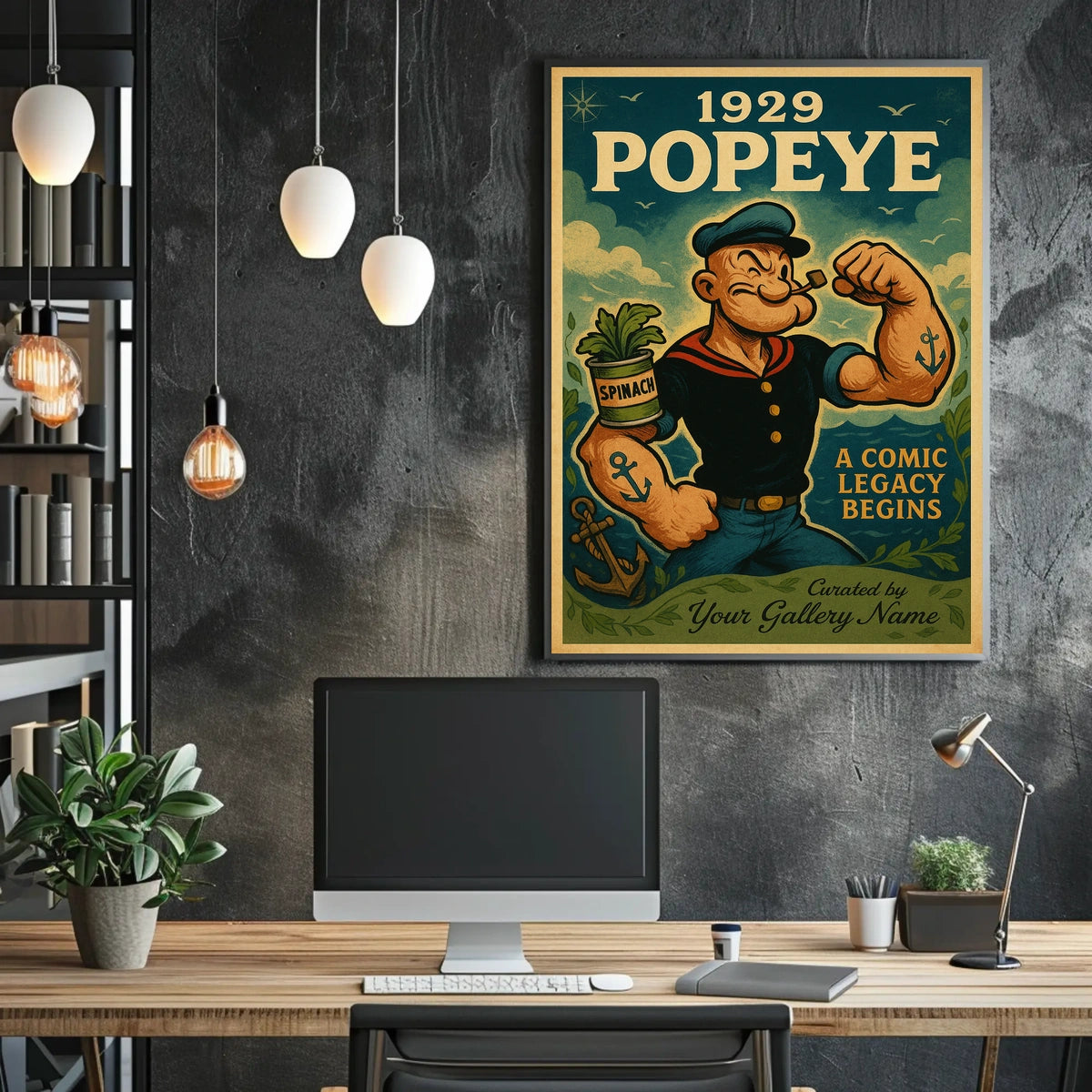 Popeye 1929 Art Poster POP-231