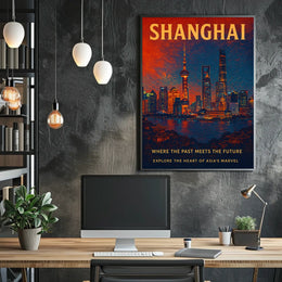 Shanghai Where The Past Meets The Poster