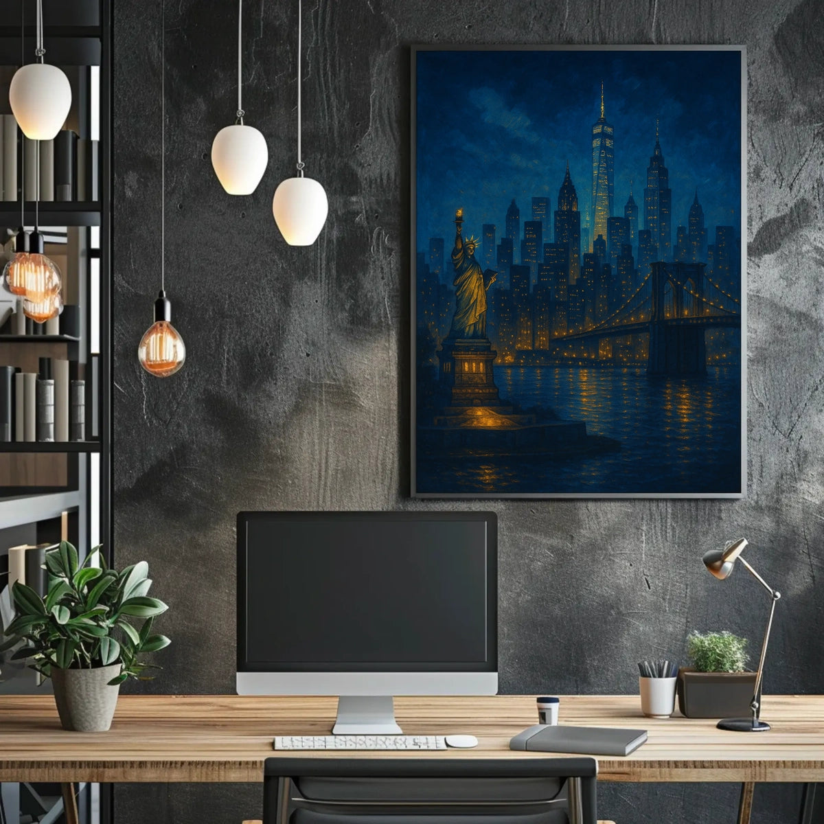 Vibrant Abstract Art Poster for Modern Spaces