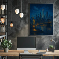 Vibrant Abstract Art Poster for Modern Spaces