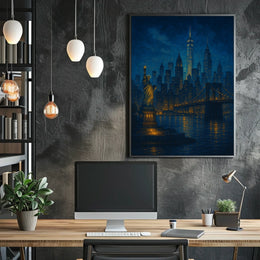 Vibrant Abstract Art Poster for Modern Spaces
