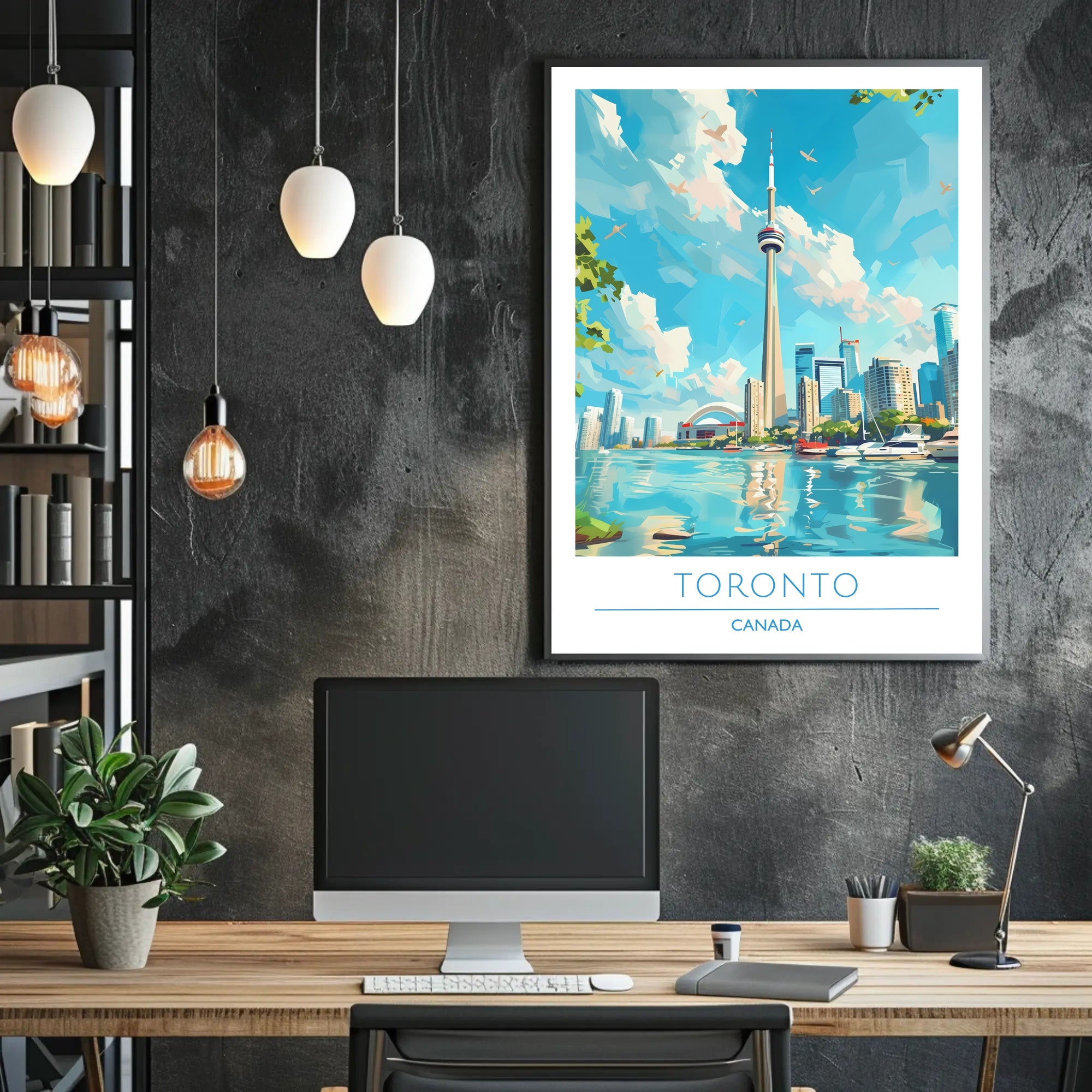 Toronto Cityscape Poster