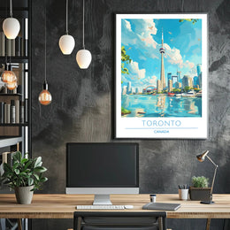 Toronto Cityscape Poster