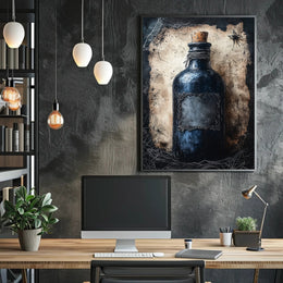 Mysterious Potion Bottle Poster