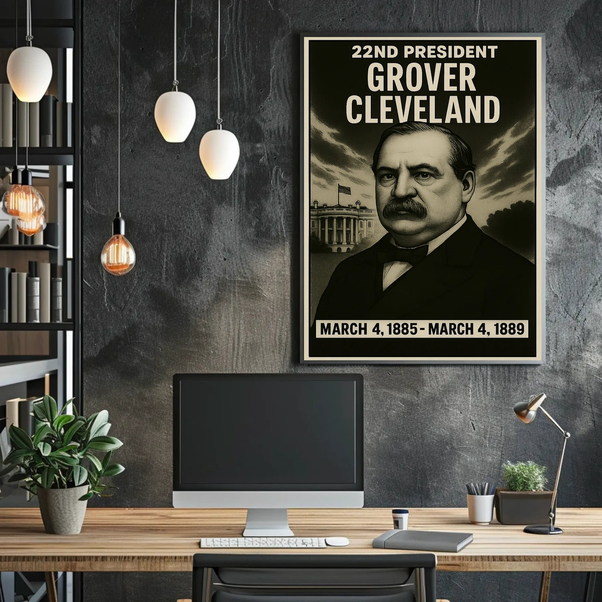 Grover Cleveland 22Nd President Poster