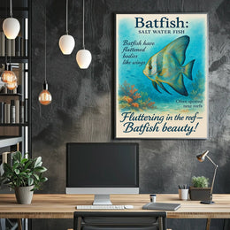 Batfish Salt Water Wonder Poster