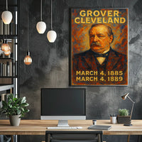 Grover Cleveland 22Nd And 24Th Poster