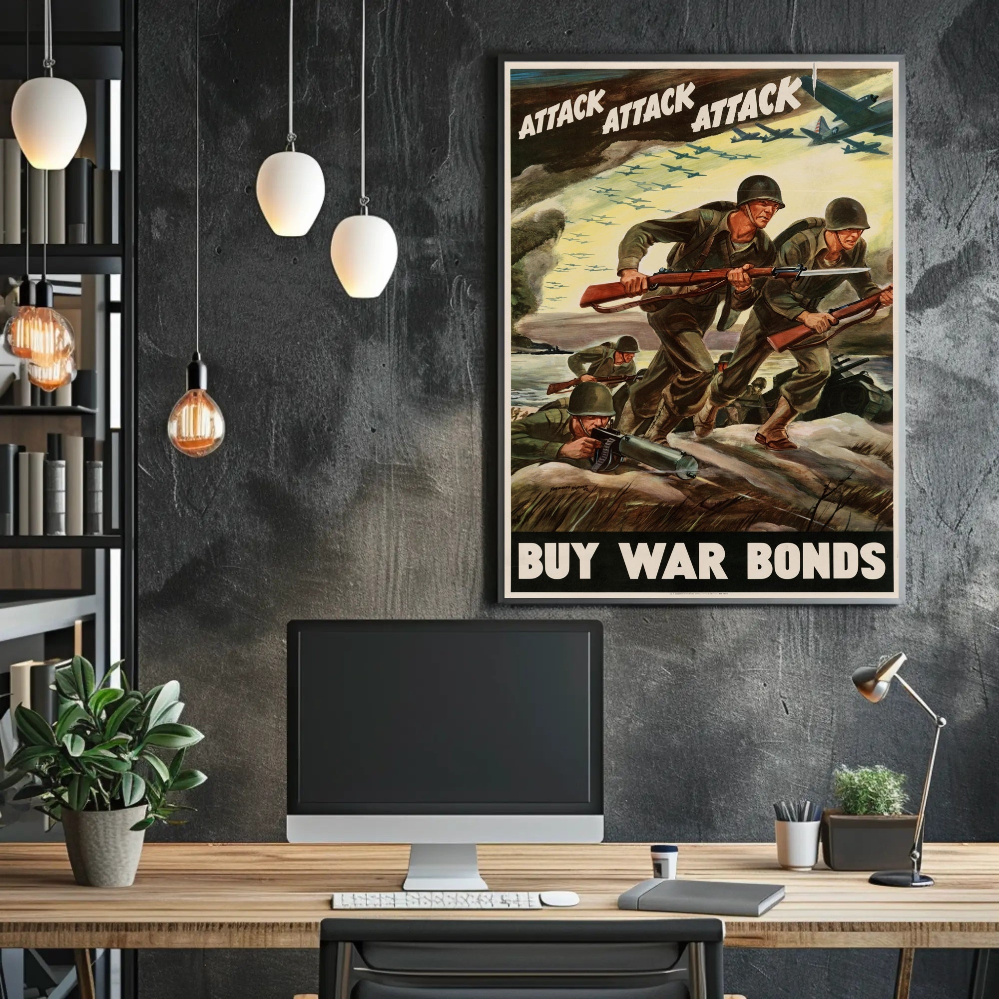 Rally to Support the War Effort Poster PosterGoat