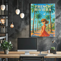 French Riviera Adventure Poster