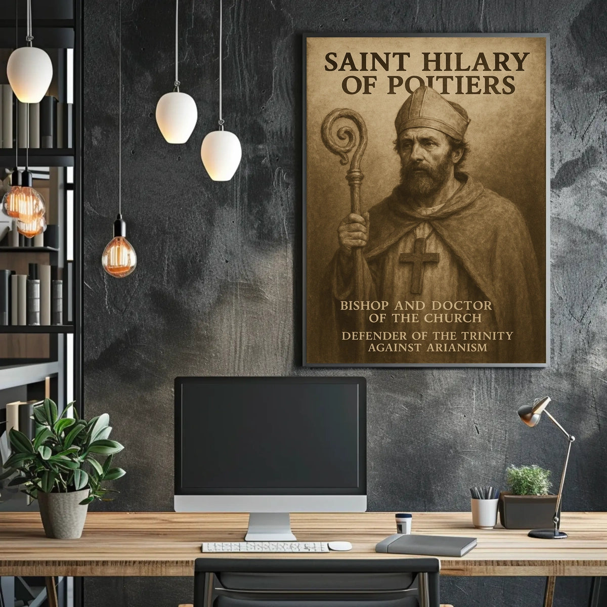 Saint Hilary Of Poitiers Poster