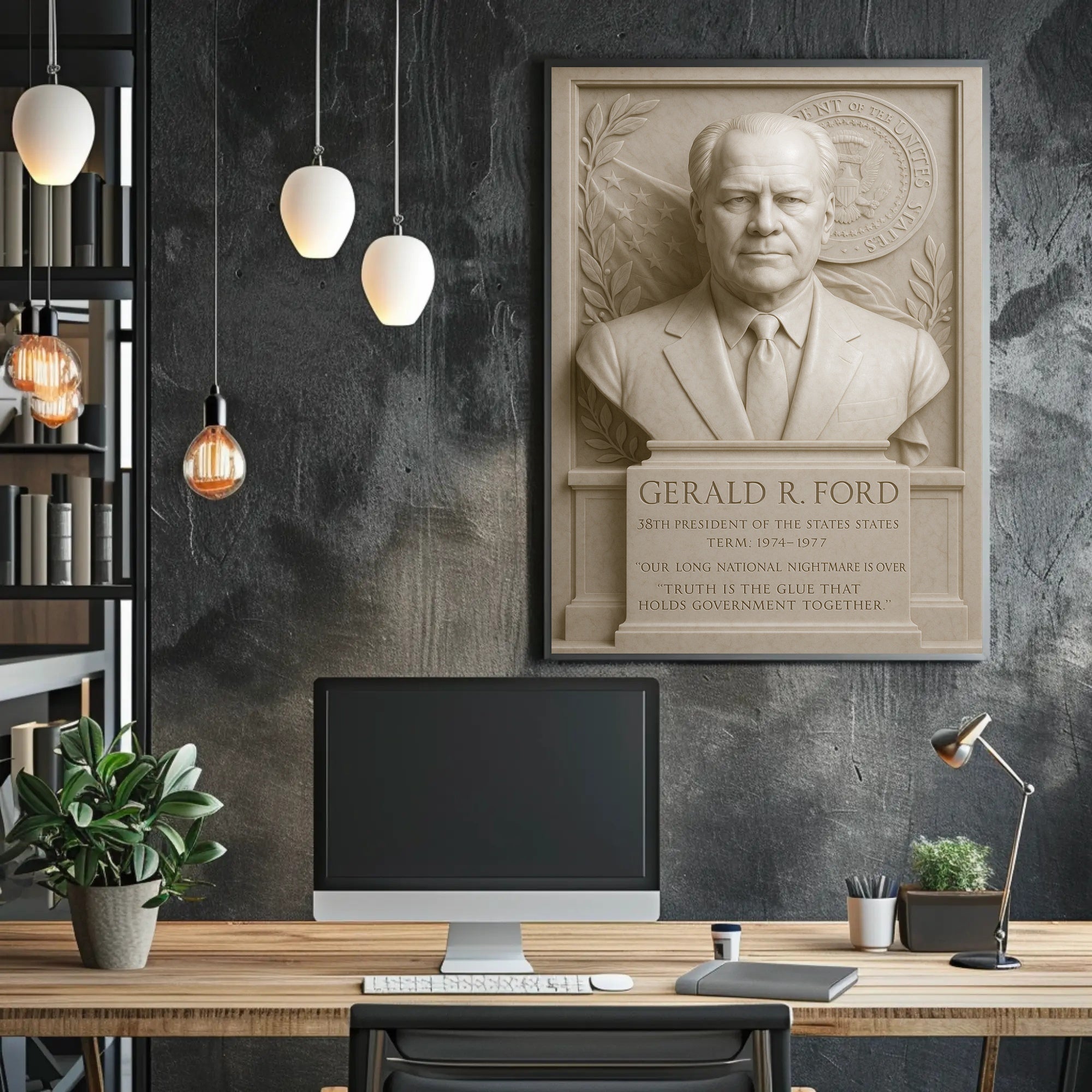 Gerald R. Ford 38th President Poster PosterGoat