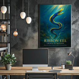 Ribbon Eel Grace in Motion Poster
