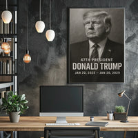 Donald Trump 47th President Poster