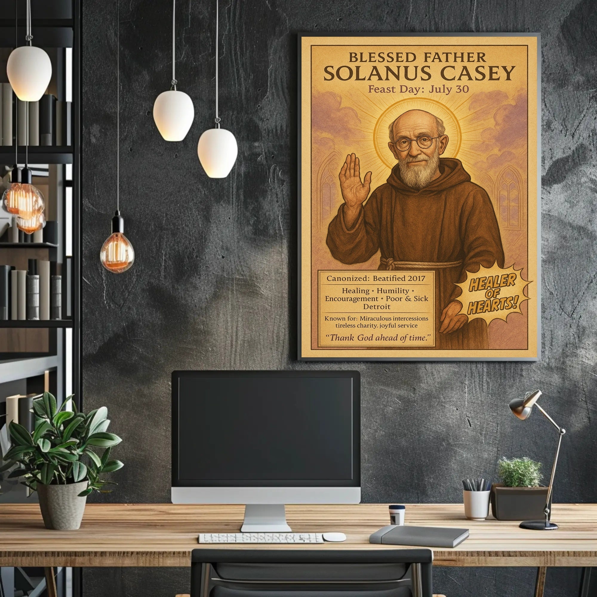 Blessed Father Solanus Casey Poster PosterGoat
