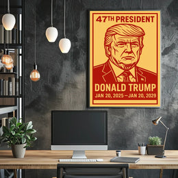 Donald Trump 47th President Poster