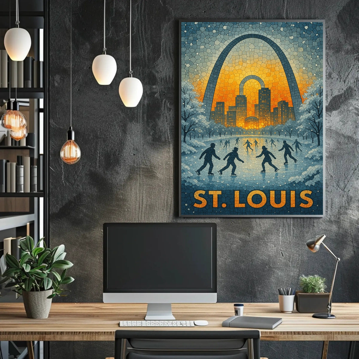 St. Louis Winter Wonderland Poster