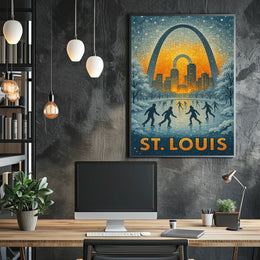 St. Louis Winter Wonderland Poster