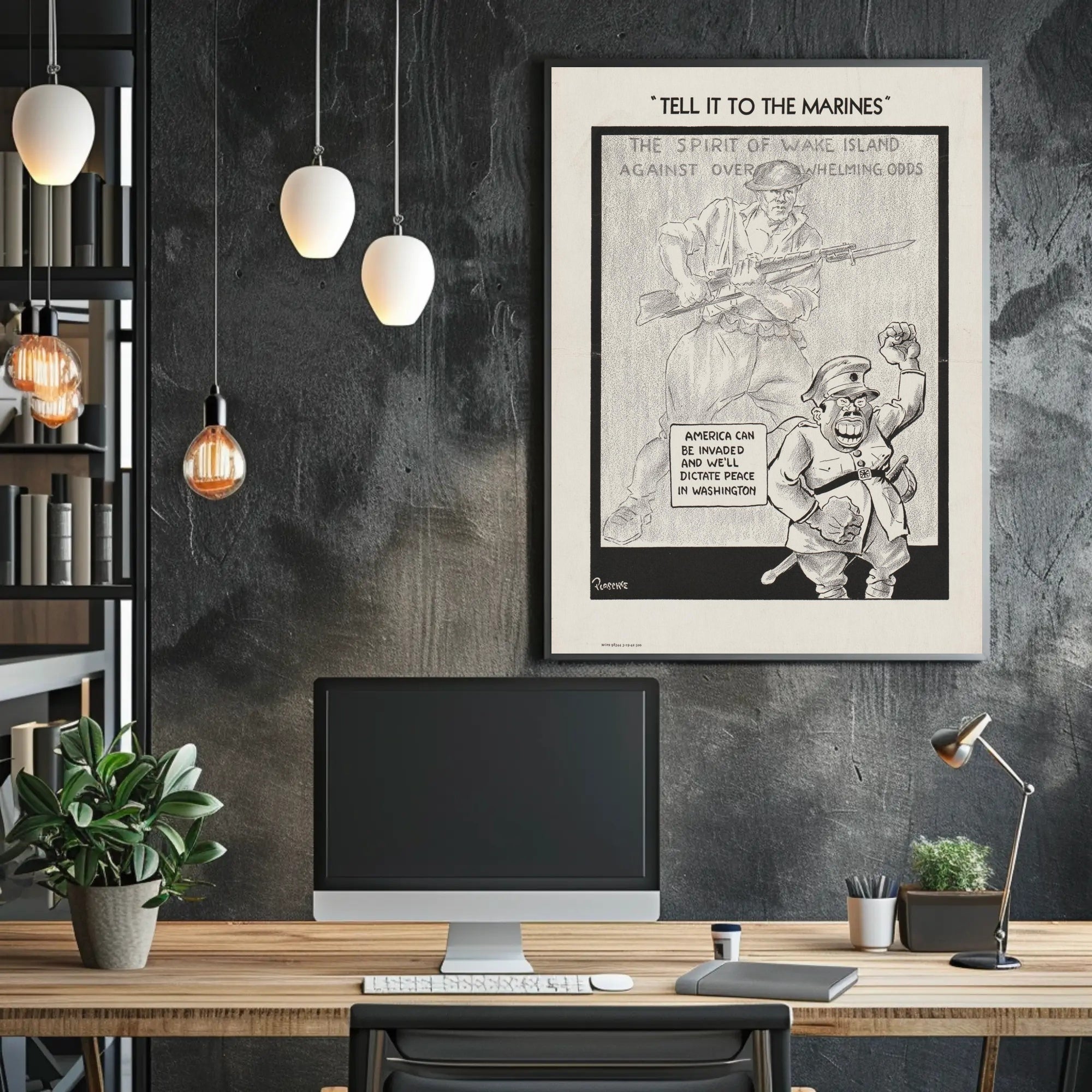 Tell It to the Marines Poster PosterGoat