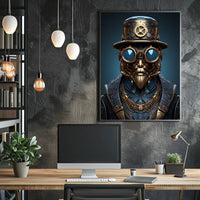Steampunk Visionary Poster PosterGoat