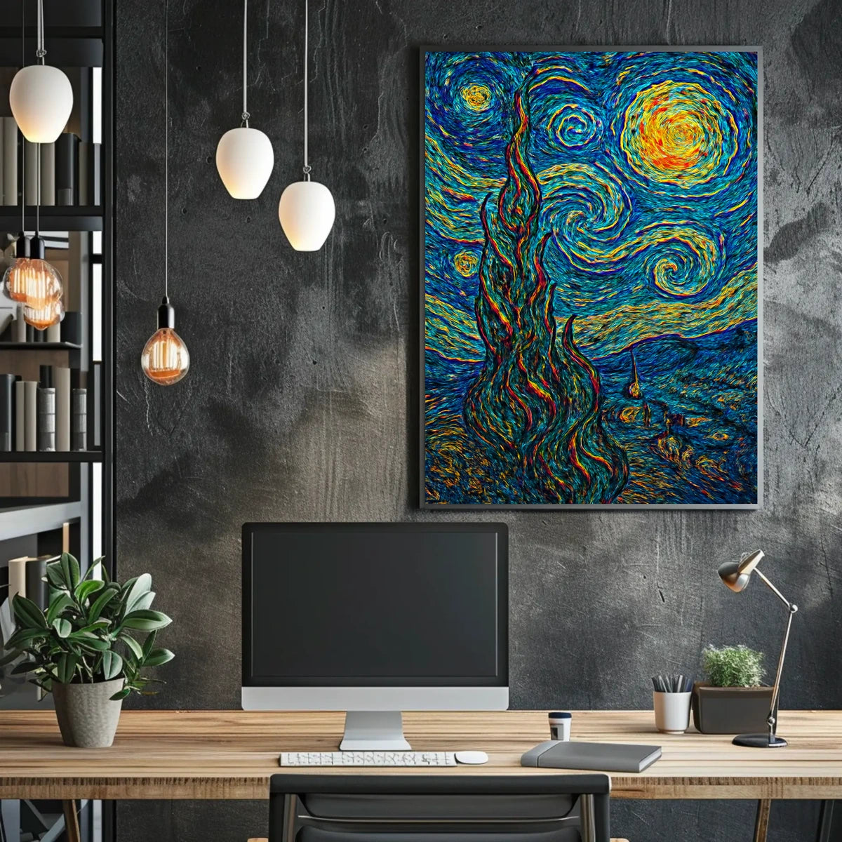 Starry Night Reimagined Poster