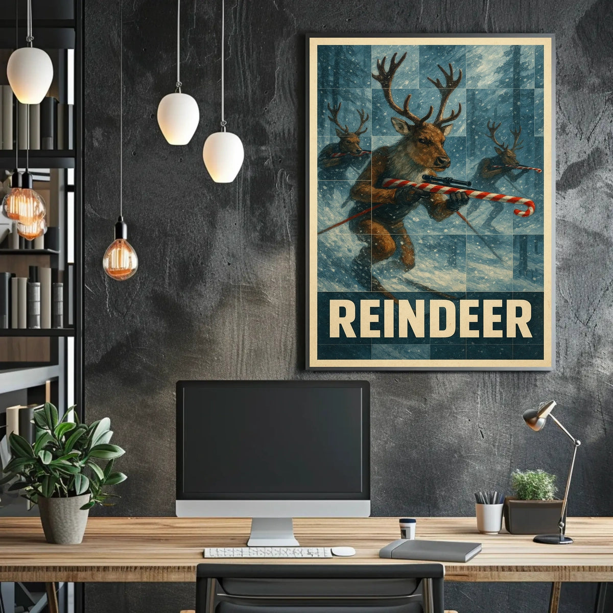 Reindeer Patrol Poster