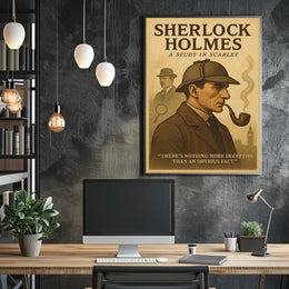 Sherlock Holmes  A Study in Scarlet Poster PosterGoat