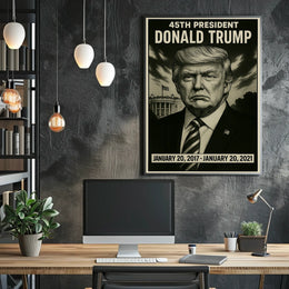 Donald Trump 45Th President Poster