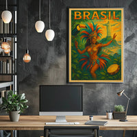 Vibrant Brazil Celebration Poster