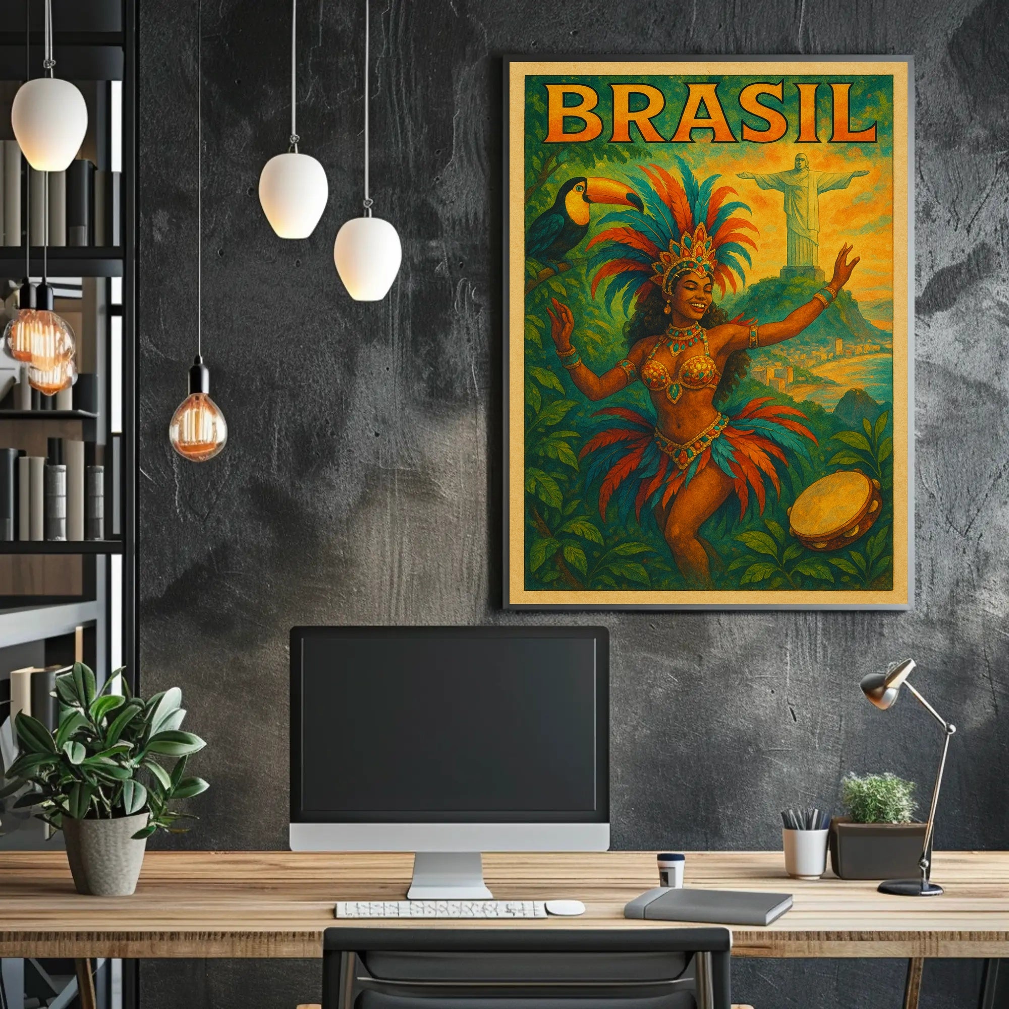 Vibrant Brazil Celebration Poster