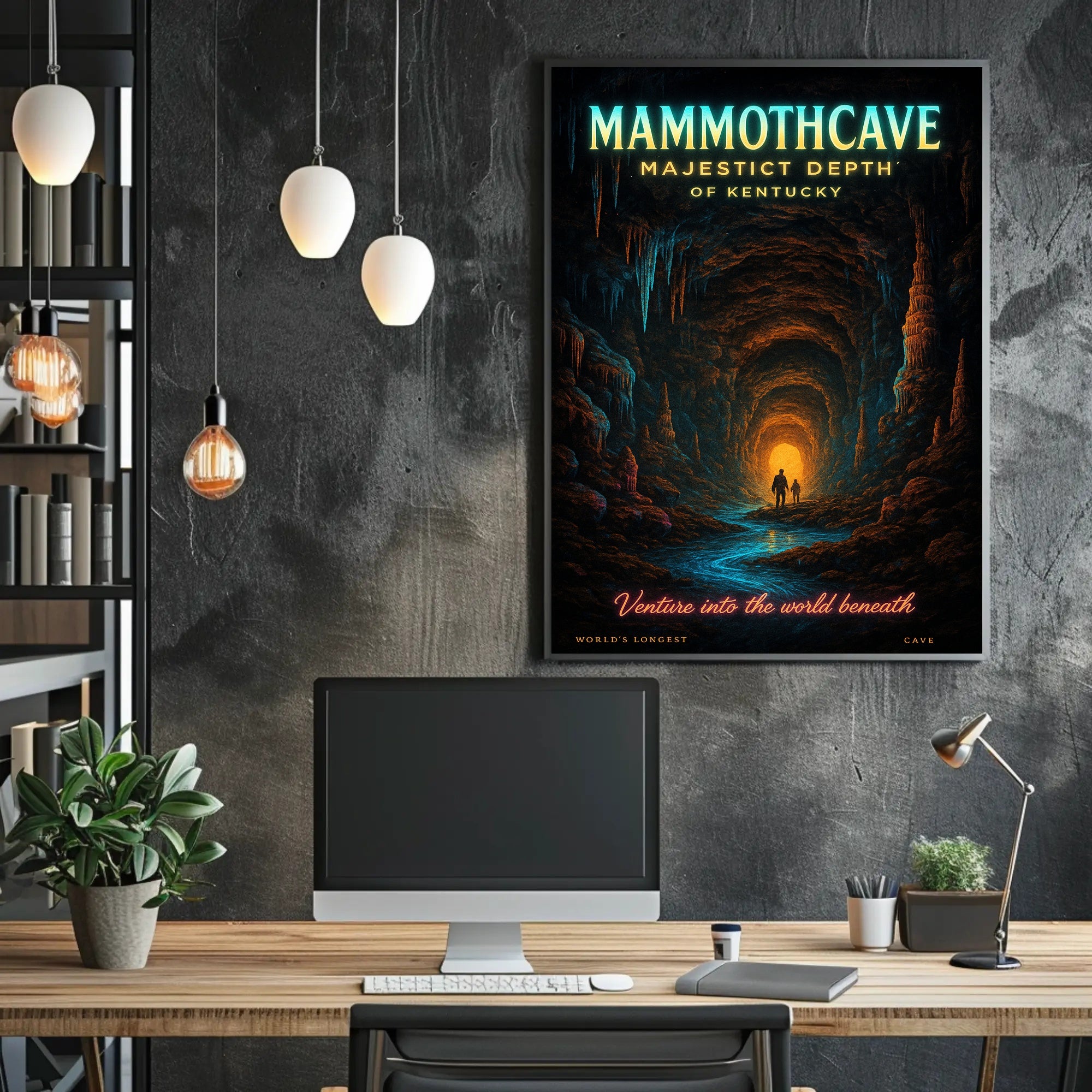 Mammoth Cave Majestic Depth of Kentucky Poster PosterGoat
