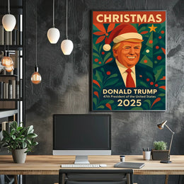 Christmas Cheer in Santa Style - Artistic Poster