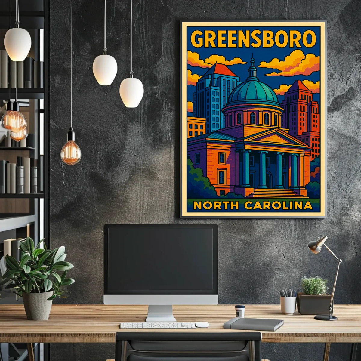 Greensboro, North Carolina Poster