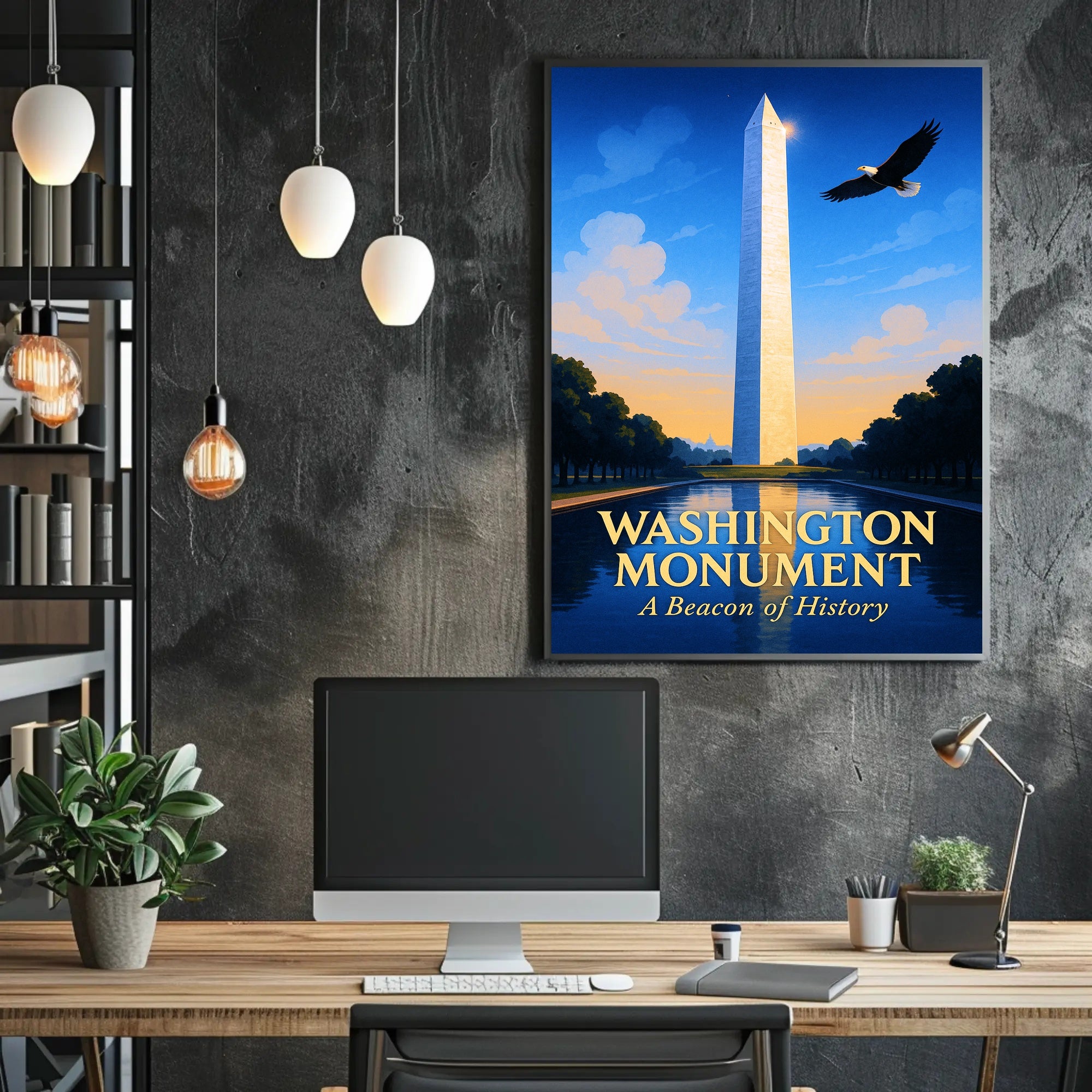 Washington Monument A Beacon of History Poster